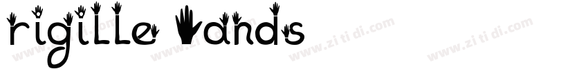 Prigille Hands字体转换